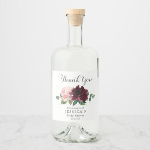 Rótulo da garrafa de vinho Borgonha