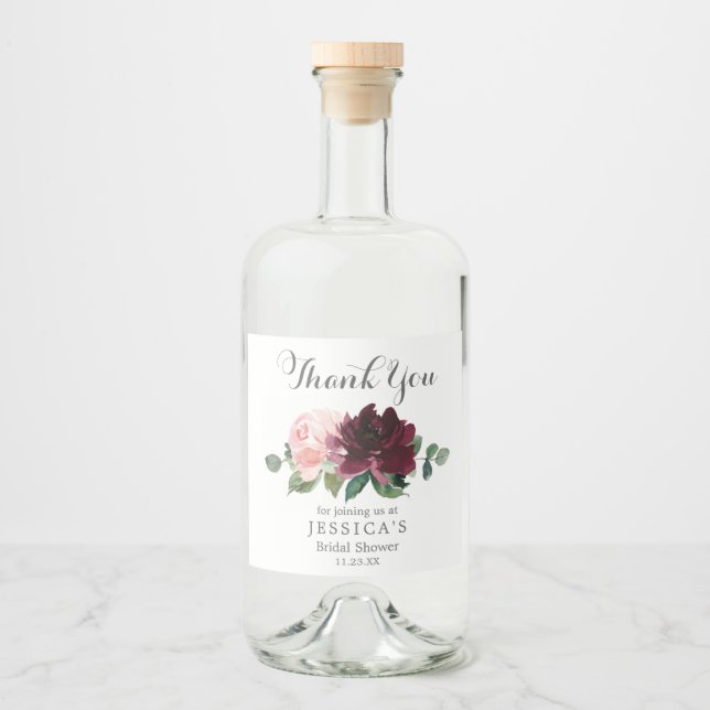 Rótulo da Garrafa de Vinho Borgonha (Frente)