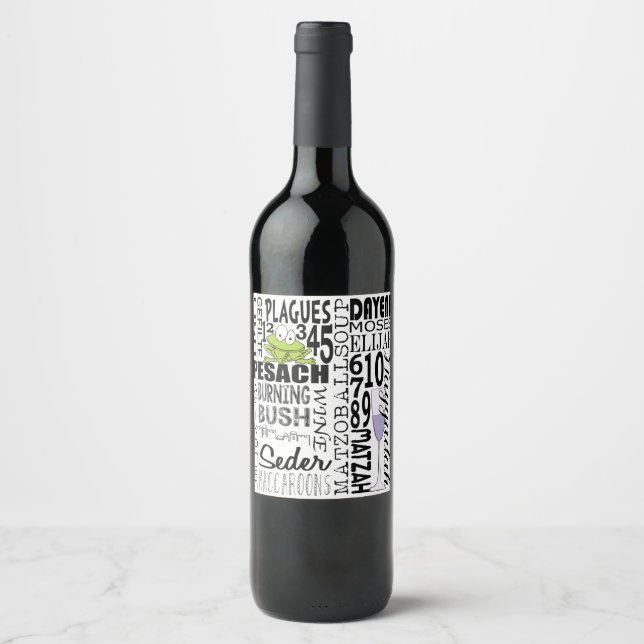 Rótulo da garrafa de Vinho de Passagem Pasta Palav (Frente)