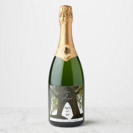 Rótulo da garrafa de vinho personalizada (8,9 cm x