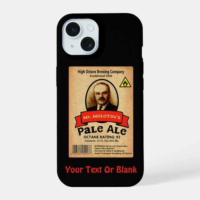 Rótulo da Pale Ale do Sr. Molotov (Verso)