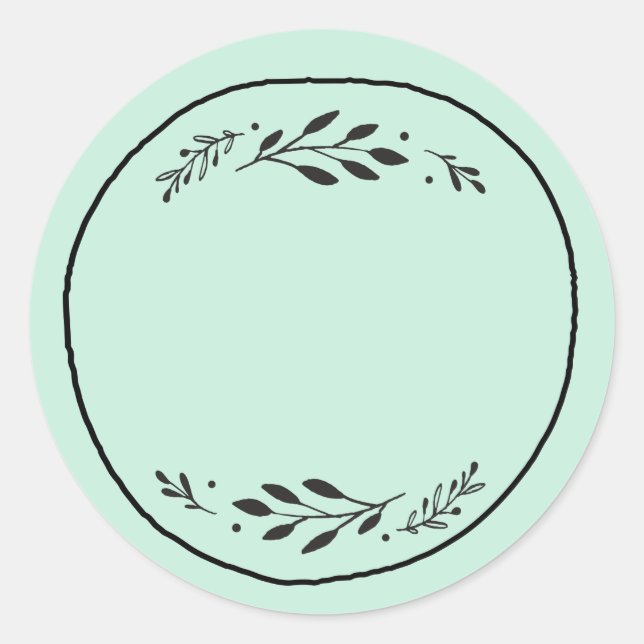 Rótulo de Adesivo em Branco para Pote / Tempero II (Frente)