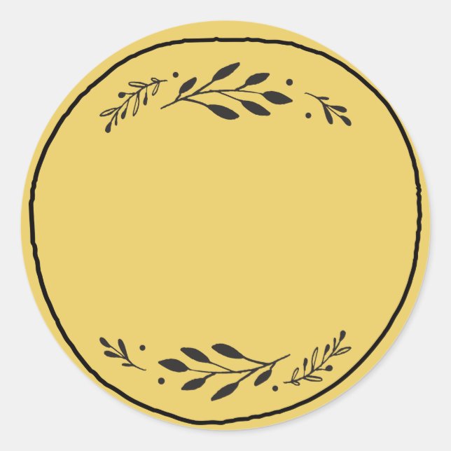 Rótulo de Adesivo em Branco para Pote / Tempero II (Frente)