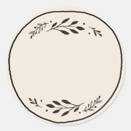 Rótulo de Adesivo em Branco para Pote / Tempero II