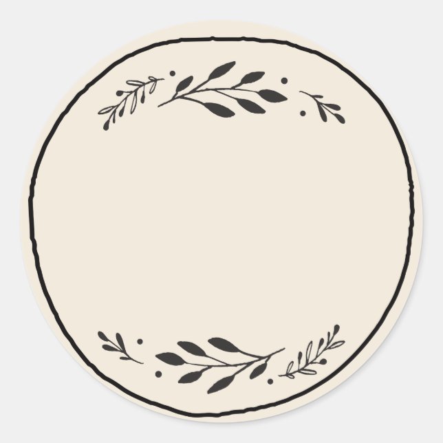 Rótulo de Adesivo em Branco para Pote / Tempero II (Frente)