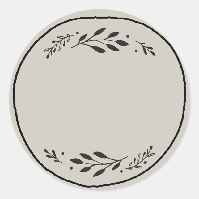 Rótulo de Adesivo em Branco para Pote / Tempero II (Frente)