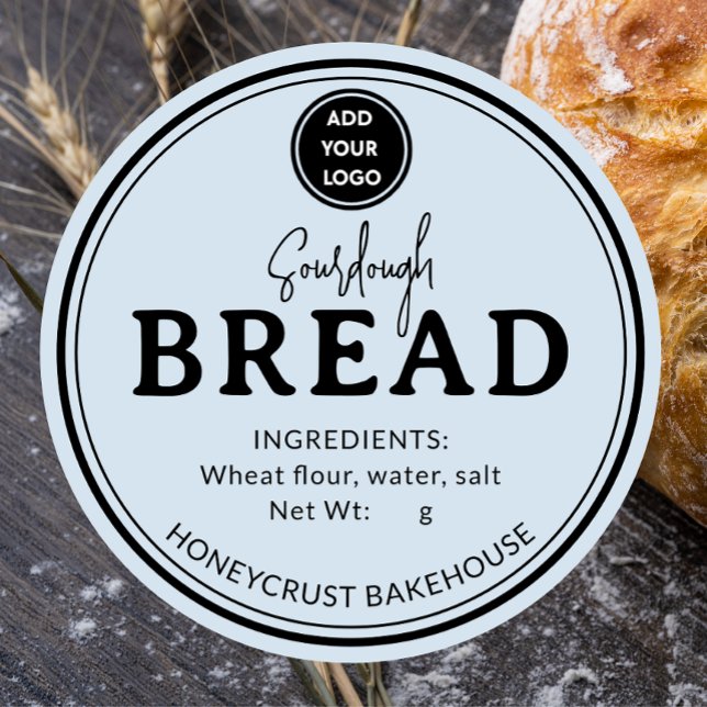 Rótulo de Adesivo para Pão de Fermento Natural da  (Criador carregado)