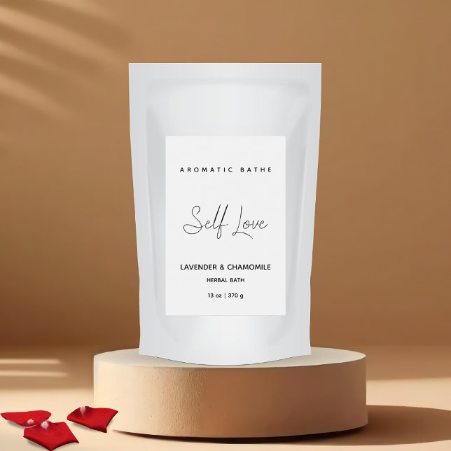 Rótulo de Banho de Plantas Minimalistas (Criador carregado)