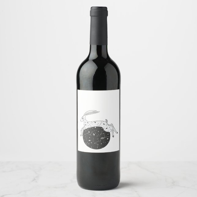 Rótulo de Bebida ou Vinho de Lebre (Frente)