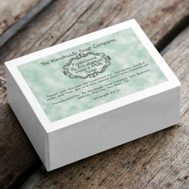 Rótulo de Caixa de Sabão Impermeável Parchment Ver (Criador carregado)