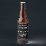 Rótulo de Cerveja da Festa de Solteiro Engraçado<br><div class="desc">Adicione alguns detalhes divertidos à sua despedida de solteiro com estas etiquetas de cerveja editáveis. Edite facilmente todos os textos e cores!</div>