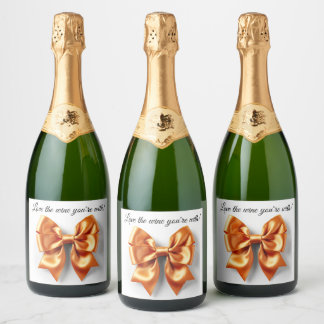 Rótulo de Champanhe Arco Dourado