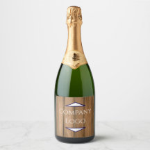 Rótulo de Champanhe com Logotipo Personalizado da
