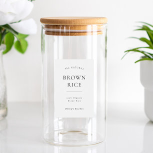 Rótulo de Comida de Pantera Moderna