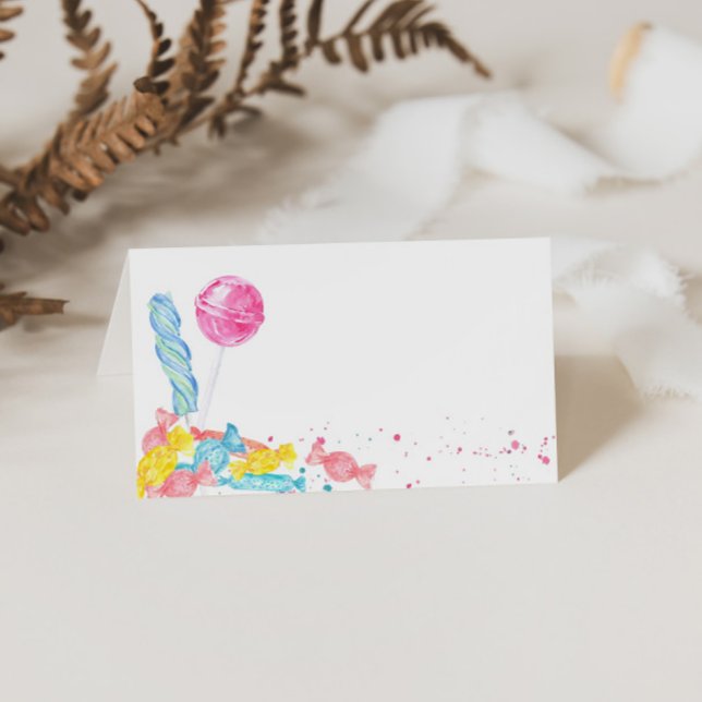 Rótulo de Comida do Buffet Compre Candy (Criador carregado)