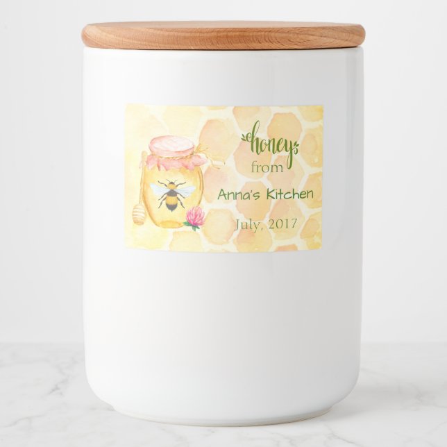 Rótulo de conservas de mel (Frente)