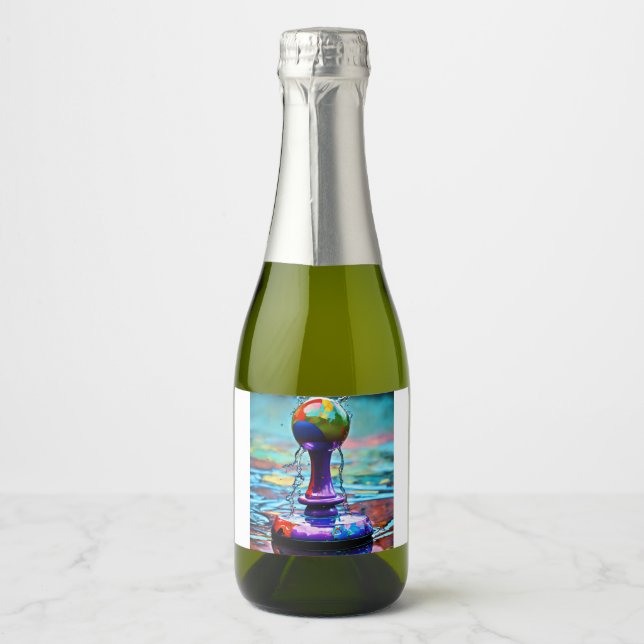 Rótulo de design de garrafa de vinho (Frente)