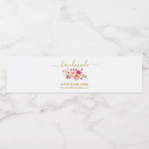 Rótulo de Enrolamento Fofônico de Forma Floral de