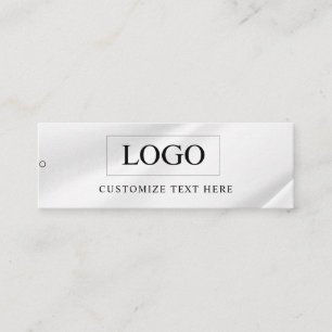 rótulo de etiqueta de roupa de logotipo de negócio