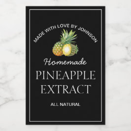 Rótulo de Extrato de Abacaxi