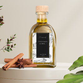 Rótulo de Extrato de Cinnamon de Homemade Sketch