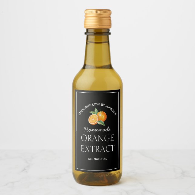 Rótulo de Extrato Laranja (Frente)