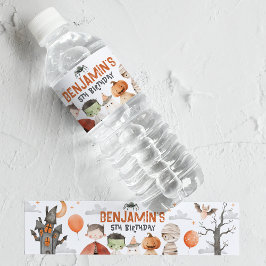 Rótulo de Frasco de Água de Festa de aniversário d