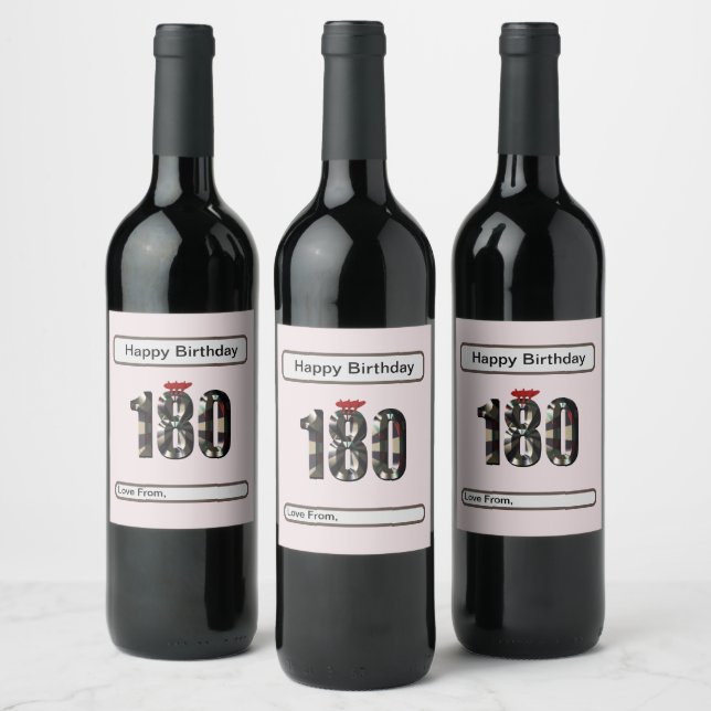 Rótulo De Garrafa De Cerveja "180 em 3D: A Dimensão Mais Avançada das Trevas" (Garrafas)