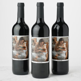 Rótulo De Garrafa De Cerveja A melhor mãe do mundo, dia de as mães feliz