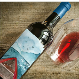 Rótulo De Garrafa De Cerveja A Natureza Moderna Da Aquarela Ver A Cotação Mun