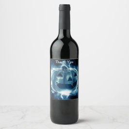 Rótulo De Garrafa De Cerveja abóbora de Halloween na chuva