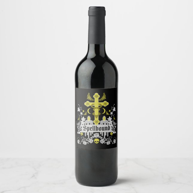 Rótulo De Garrafa De Cerveja Acessórios de Moda Gótica (Frente)