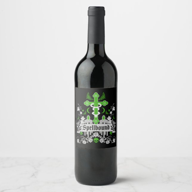 Rótulo De Garrafa De Cerveja Acessórios de Moda Pós-Punk Gótico (Frente)