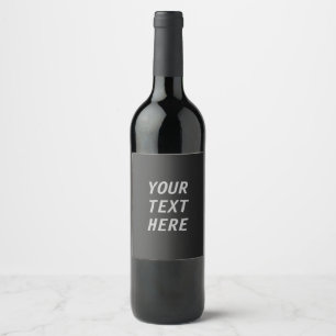 Rótulo De Garrafa De Cerveja Adicione Seu Próprio Texto