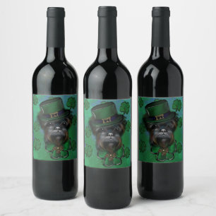RÓTULO DE GARRAFA DE CERVEJA AFFENPINSCHER