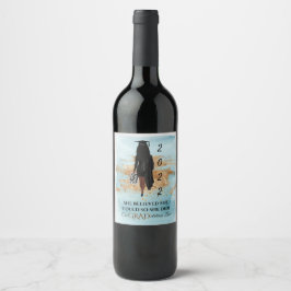 Rótulo De Garrafa De Cerveja African American Graduation Wine Lbl (Pele Escura)