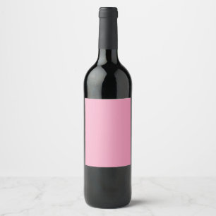 Rótulo De Garrafa De Cerveja Amaranth Pink (cor sólida)