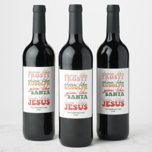 Rótulo De Garrafa De Cerveja Amor Como Jesus Natal Religioso