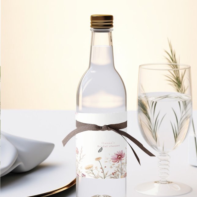 Rótulo De Garrafa De Cerveja Amor Elegante em Chá de panela (Criador carregado)