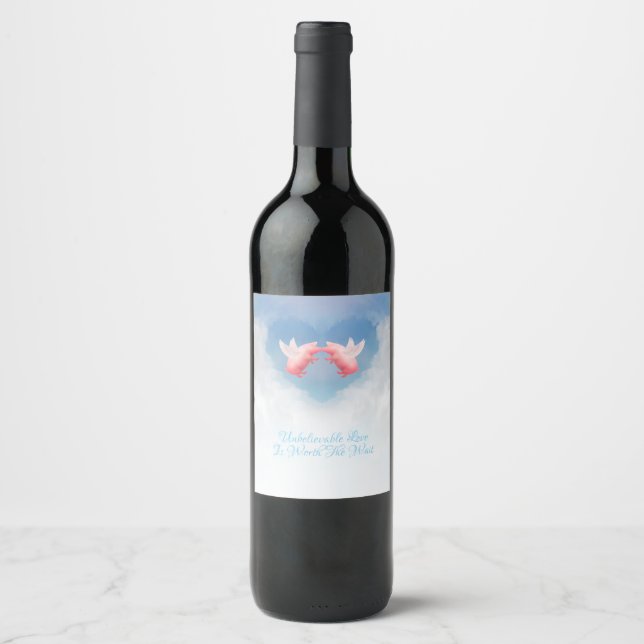 Rótulo De Garrafa De Cerveja Amor inacreditável (Frente)