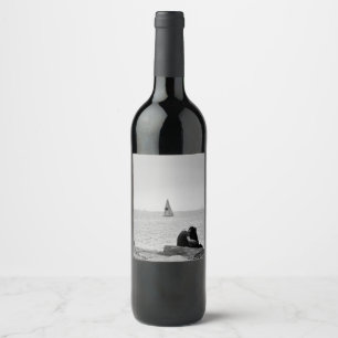 Rótulo De Garrafa De Cerveja Amor por mar