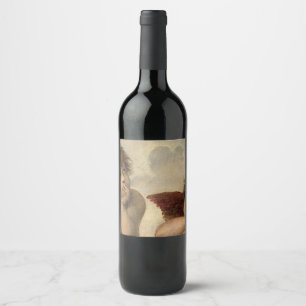 Rótulo De Garrafa De Cerveja Anjos de Raphael Cherubs