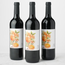 Rótulo De Garrafa De Cerveja Aperol Spritz Chá de Noiva