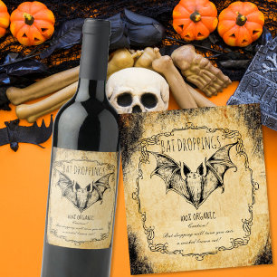 Rótulo De Garrafa De Cerveja Apothecary halloween vintage