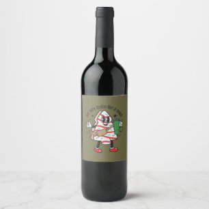 Rótulo De Garrafa De Cerveja Aqui Parecendo Um Lanche Bolo de Natal em Formato