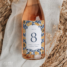 Rótulo De Garrafa De Cerveja Art Nouveau Vinho Frasco Número da Tabela