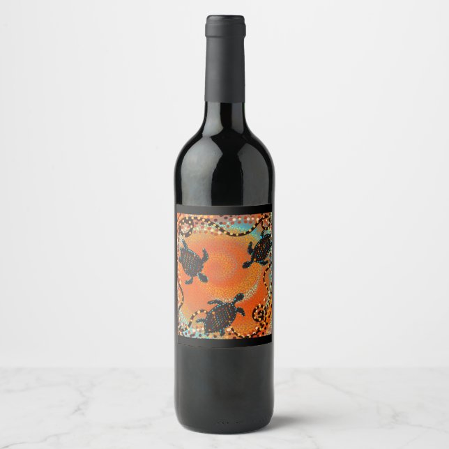 RÓTULO DE GARRAFA DE CERVEJA ARTE AUSTRALIANA       (Frente)