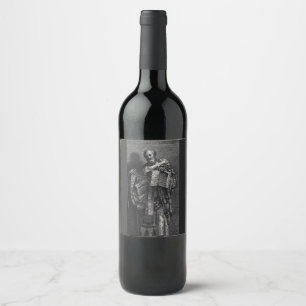 Rótulo De Garrafa De Cerveja Arte Gráfica de Santo Atanásio de Alexandria