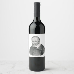 Rótulo De Garrafa De Cerveja Arte Misericórdia Suave de São Vicente de Paulo
