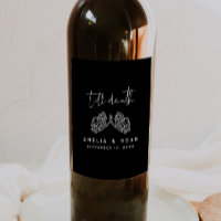 Até Morte Gótica Vinho de Casamento de Halloween